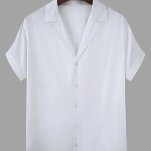 Mens White Button Down